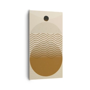 Obraz na plátně - O původu geometrických obrazců - 65x120 cm