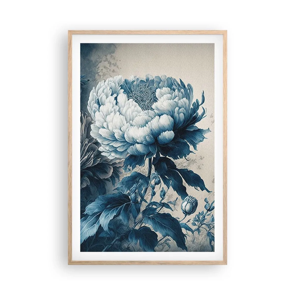 Plakát v rámu světlý dub - Shodný pár - 61x91 cm