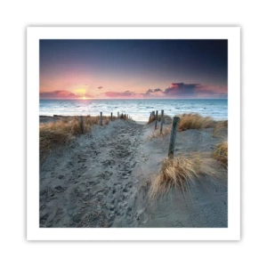 Plakát - Za trochu lásky šel bych světa kraj… - 60x60 cm