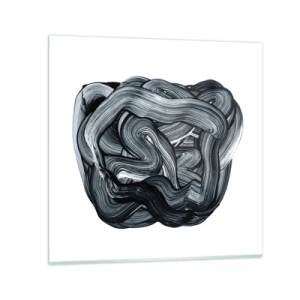 Obraz na skle - Není to tak jednoduché - 60x60 cm