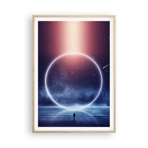 Plakát v rámu světlý dub - Už jsou tady… - 70x100 cm