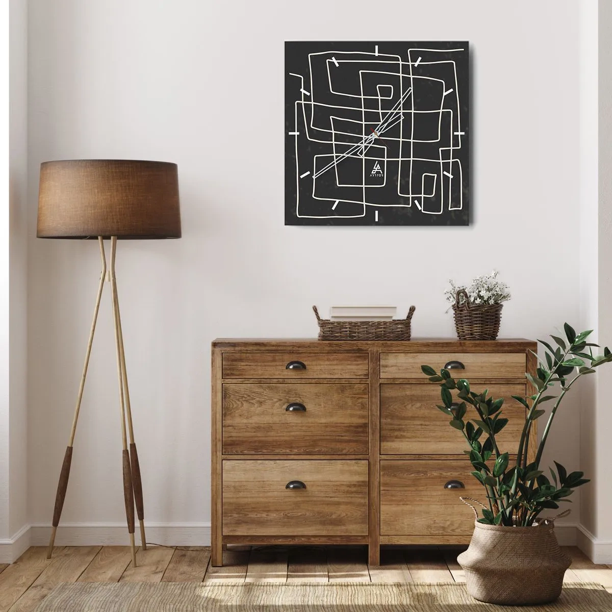 Nástěnné hodiny - Není to tak jednoduché - 30x30 cm