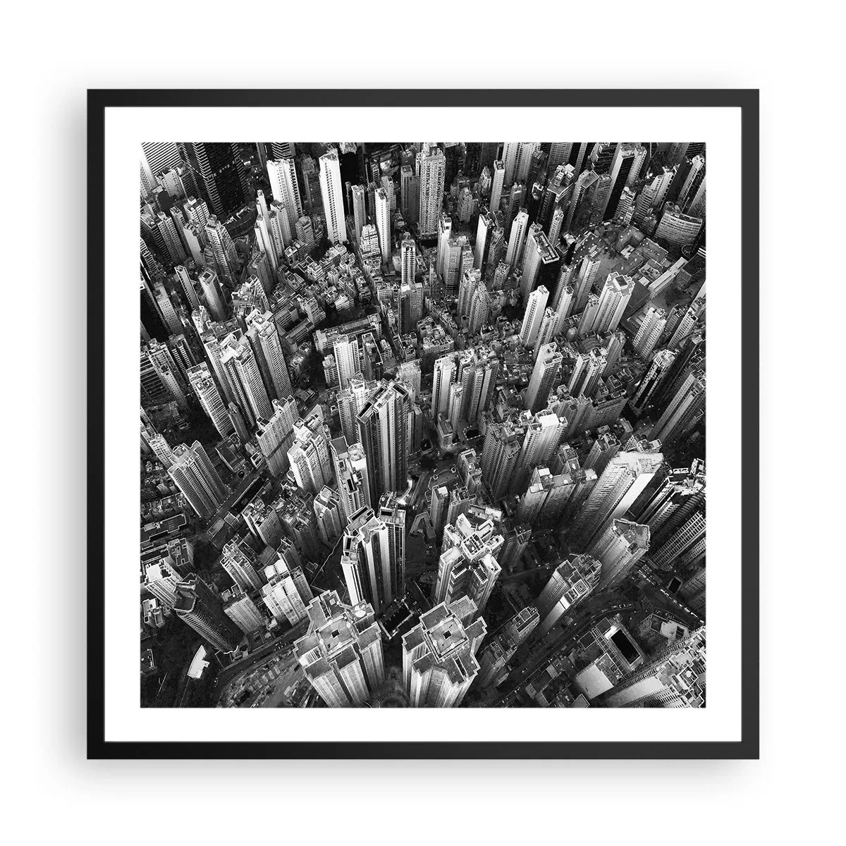 Plakát v černém rámu - Stále výš a výš - 60x60 cm