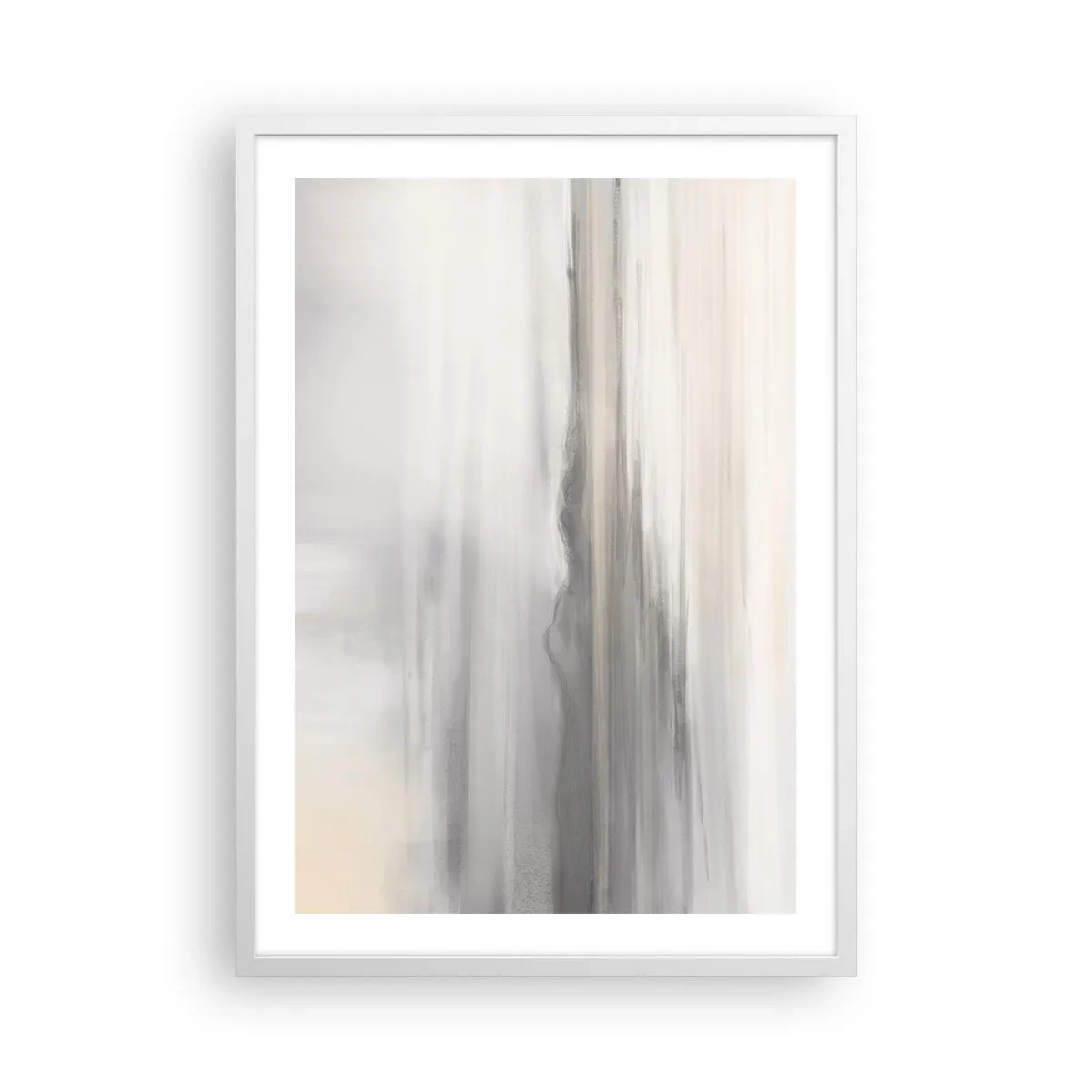 Plakát v bílém rámu - Zamyšlená dálka - 50x70 cm