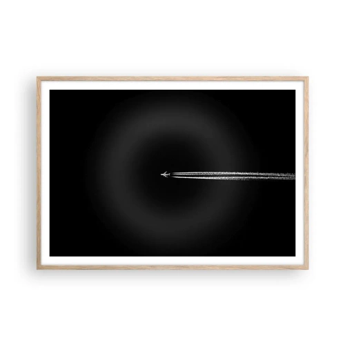 Plakát v rámu světlý dub - Do jiné dimenze - 100x70 cm