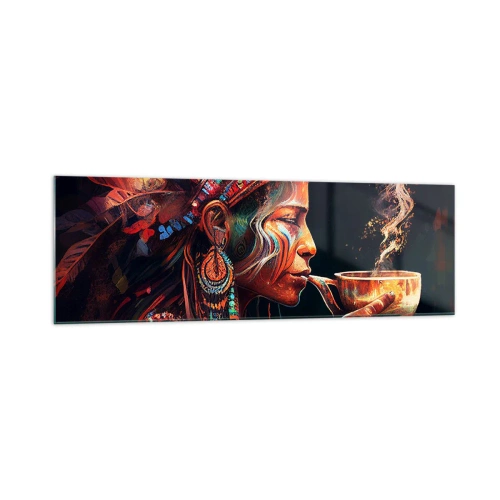Obraz na skle - Magický rituál - 160x50 cm