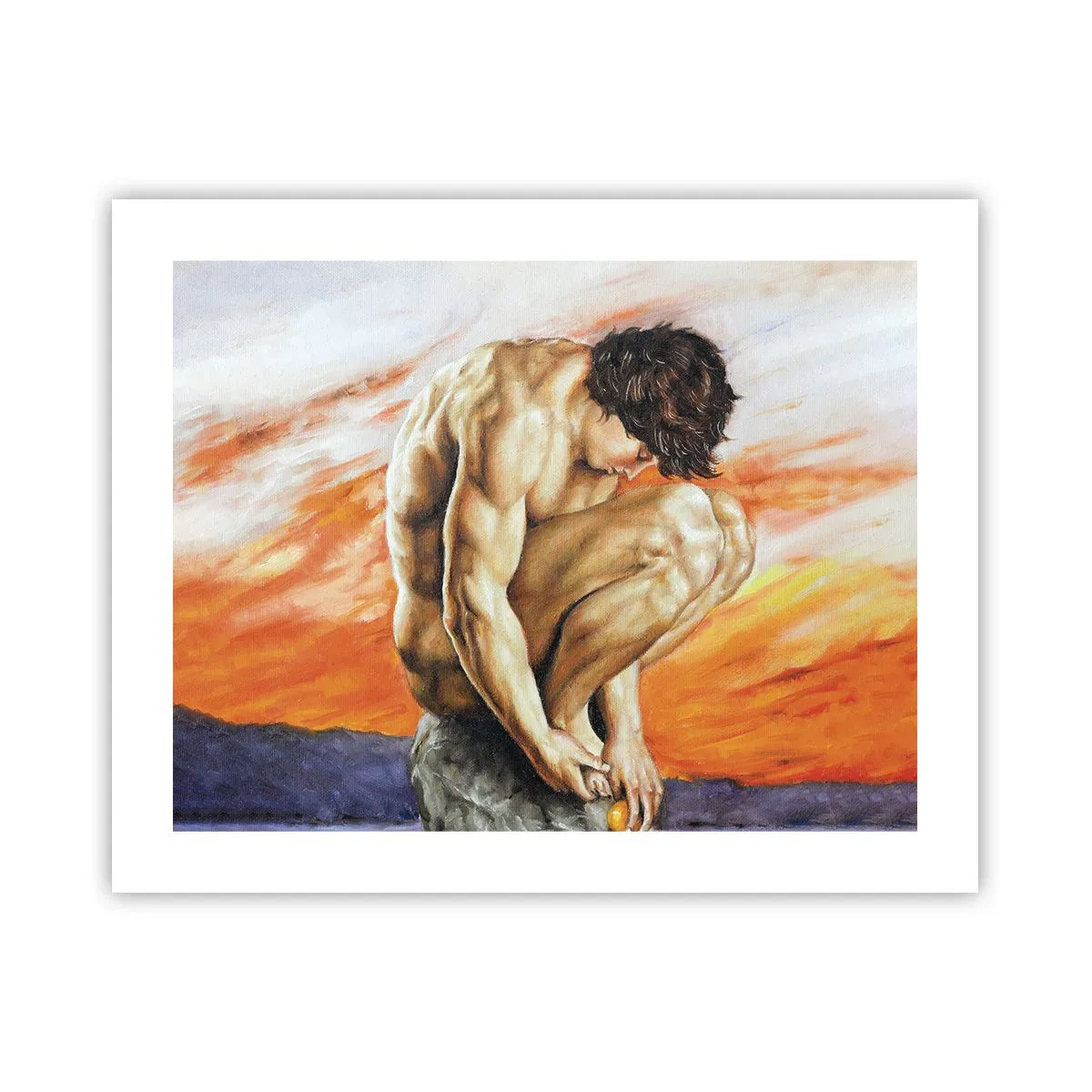 Plakát - Ponořen do sebe - 50x40 cm