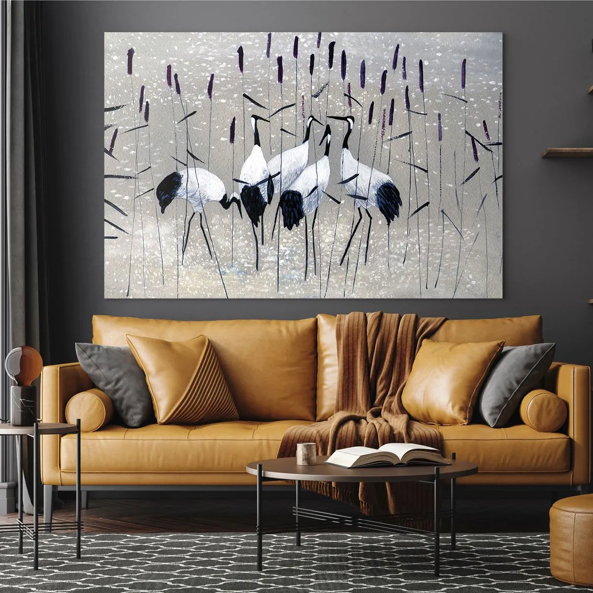 Obraz na skle - Mezi svými - 100x70 cm