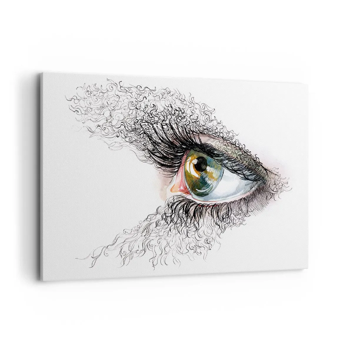 Obraz na plátně - Podívej se přímo do duše - 100x70 cm