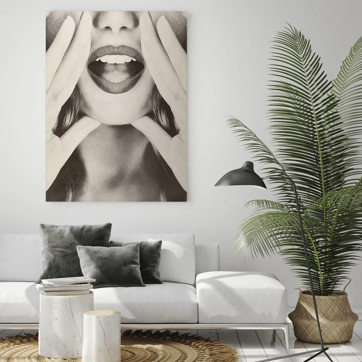 Obraz na skle - Už jdu! - 50x70 cm