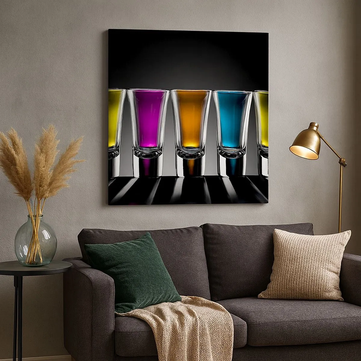 Obraz na plátně - Barvy radosti - 30x30 cm