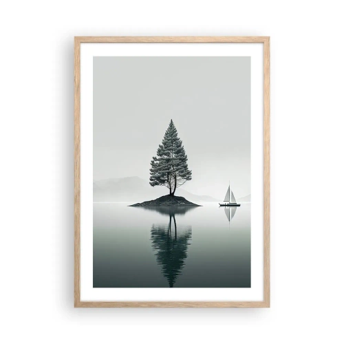 Plakát v rámu světlý dub - Snění - 50x70 cm