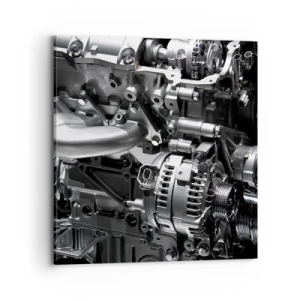 Obraz na plátně - Kovový, krásný, silný - 70x70 cm