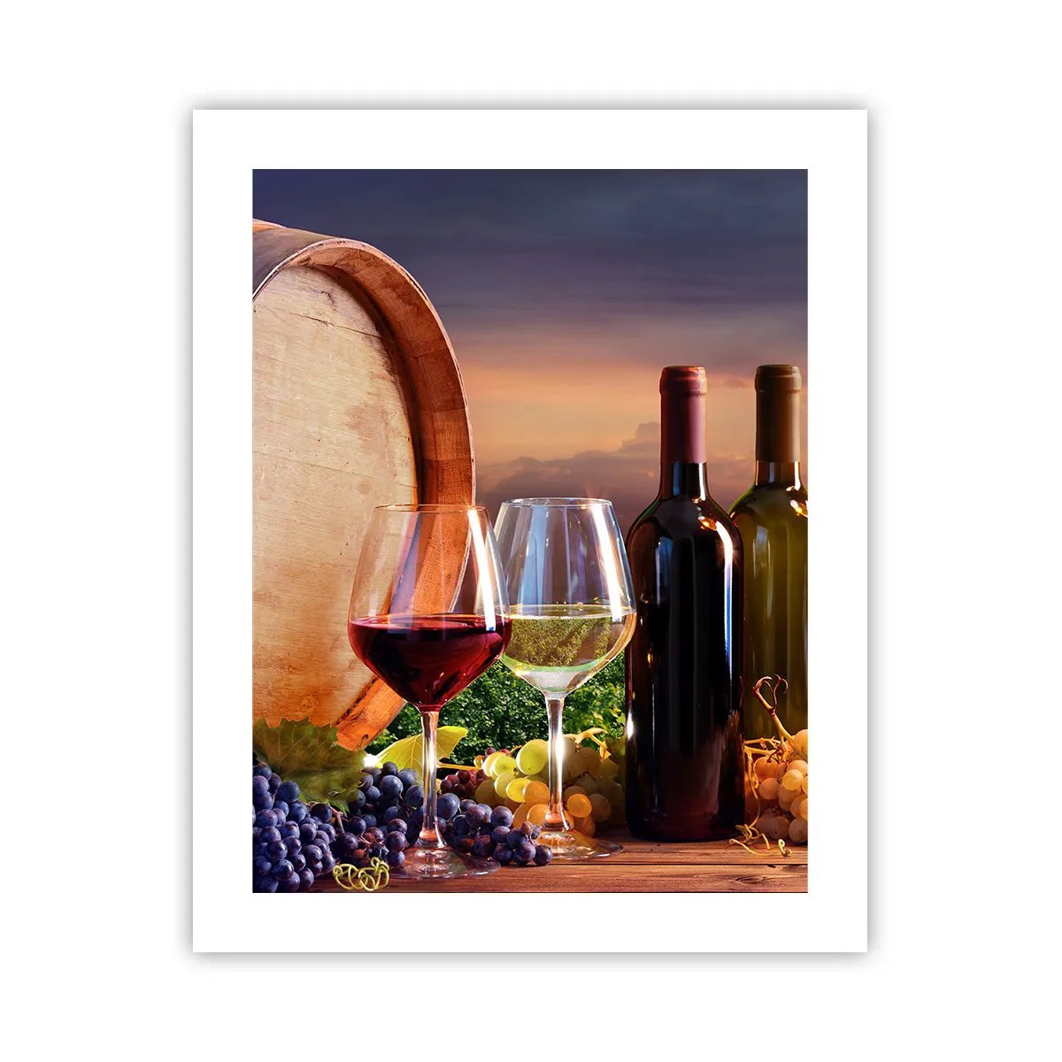 Plakát - Tady má život chuť - 40x50 cm