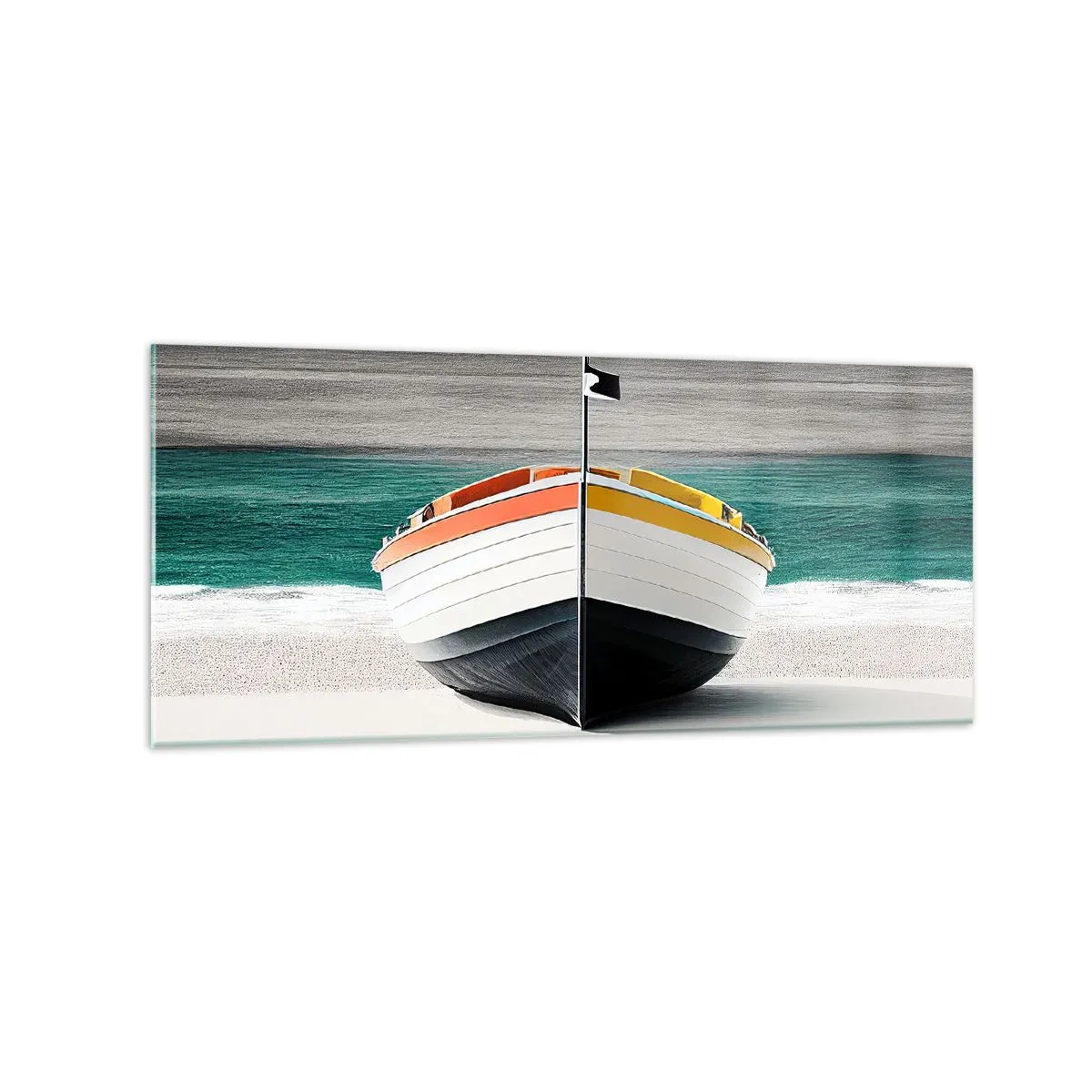 Obraz na skle - Na správném místě - 120x50 cm