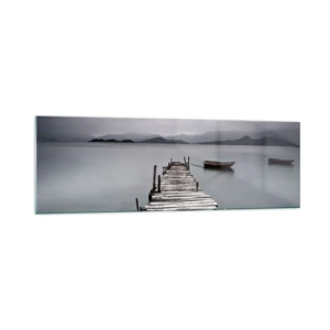 Obraz na skle - Zítra můžeš vyrazit - 160x50 cm