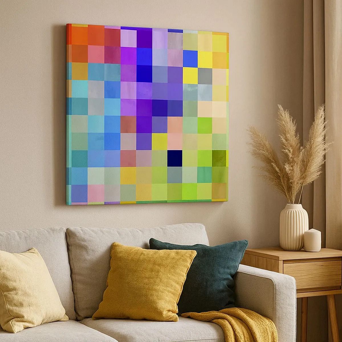 Obraz na plátně - Každý jiný, všechny rovné - 30x30 cm