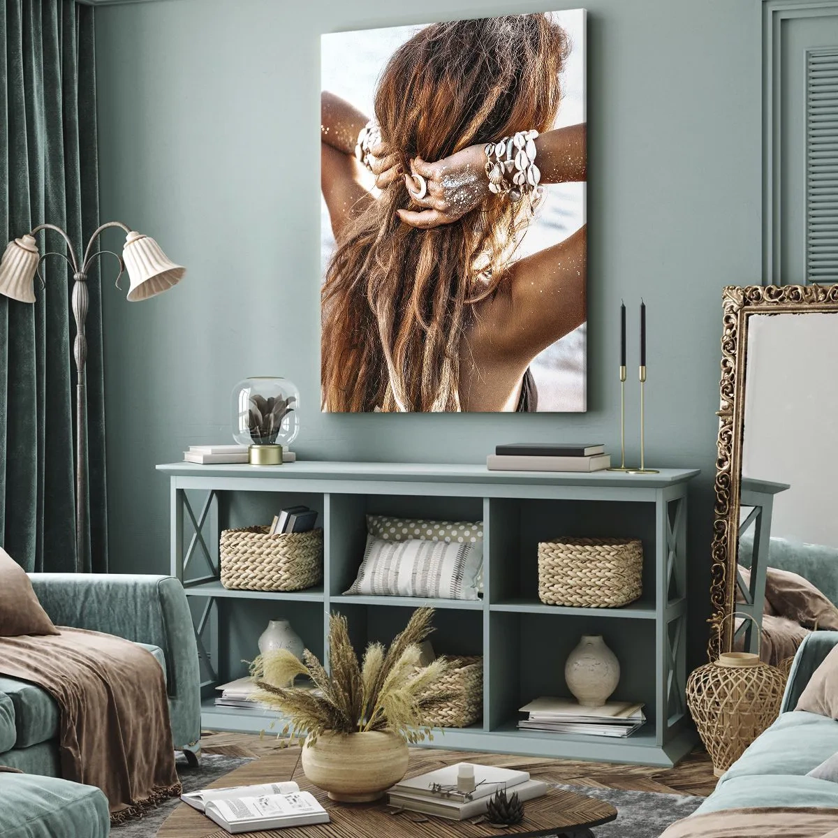 Obraz na plátně - Sestra vody a slunce - 55x100 cm