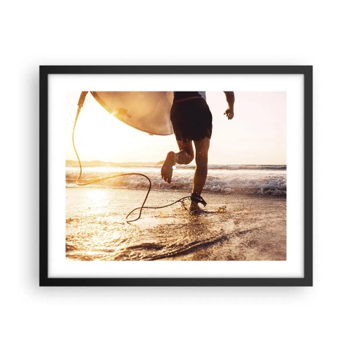 Plakát v černém rámu - Vstříc vlně - 50x40 cm