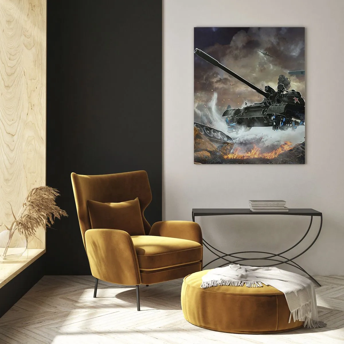 Obraz na skle - Bitva je hrozná a krásná - 80x120 cm