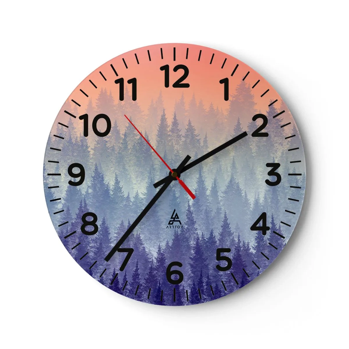 Nástěnné hodiny - Vysoko, výše, do nebe - 40x40 cm