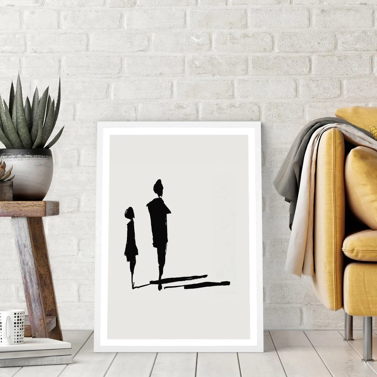 Plakát v bílém rámu - Určitě spolu? - 50x70 cm