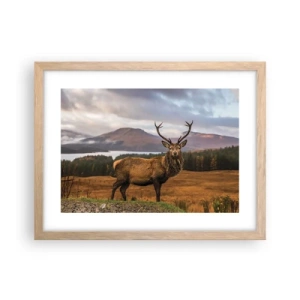 Plakát v rámu světlý dub - Majestát přírody - 40x30 cm