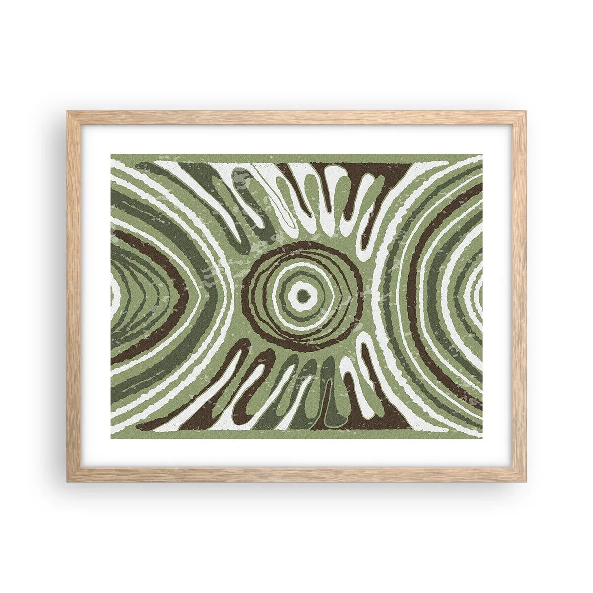 Plakát v rámu světlý dub - Exploze emocí - 50x40 cm