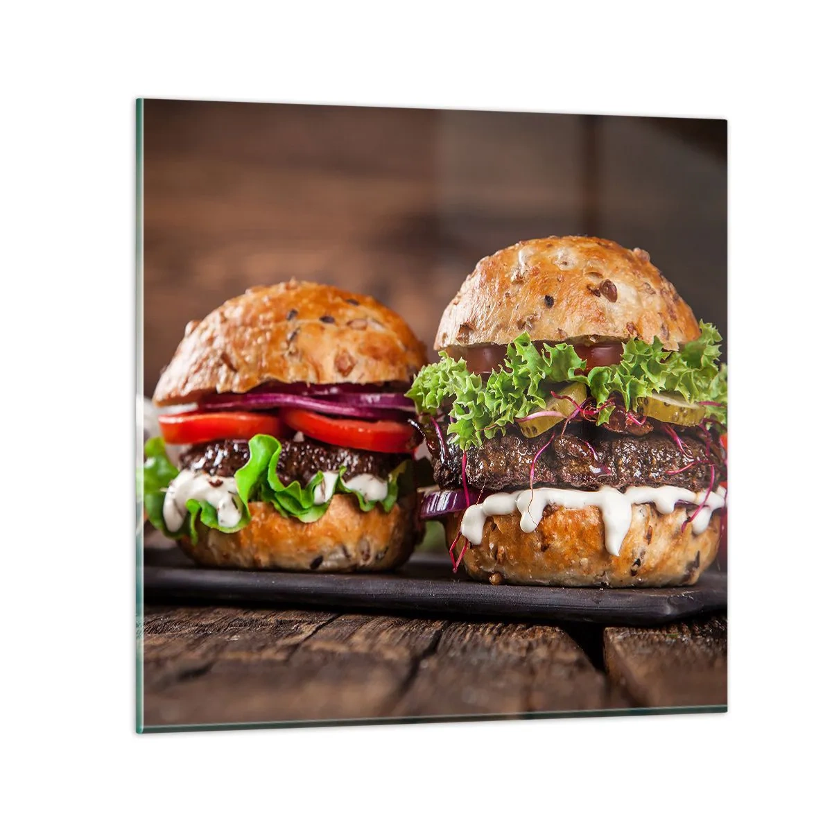 Obraz na skle - American dream - 50x50 cm