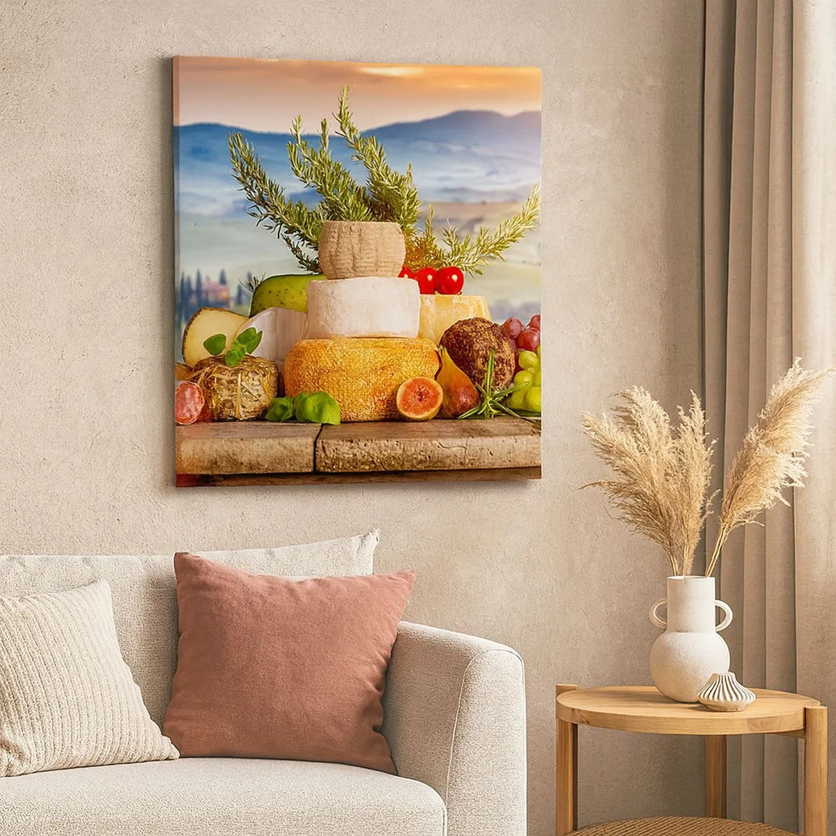 Obraz na plátně - Italská radost ze života - 30x30 cm