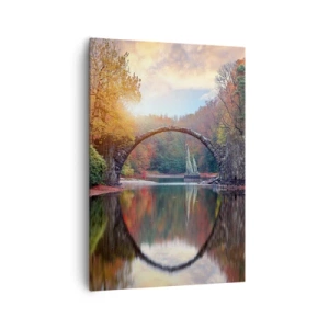Obraz na plátně - Za zrcadlem - 70x100 cm