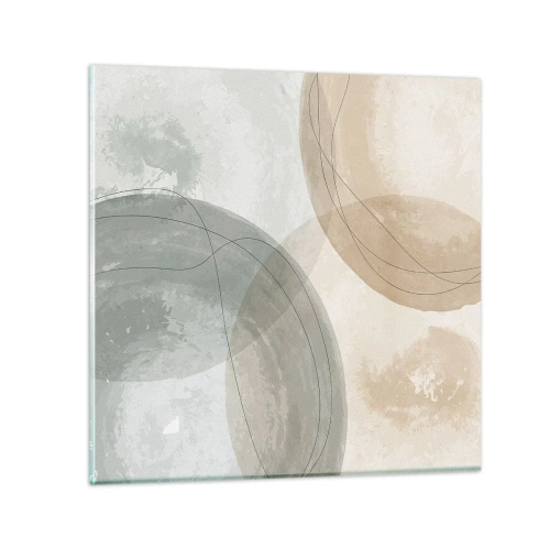 Obraz na skle - Pronikání světů - 40x40 cm