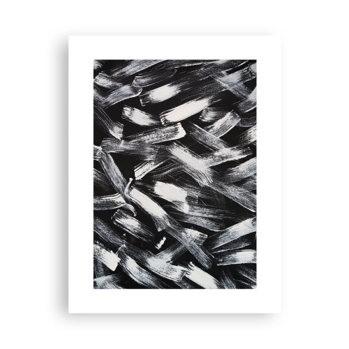 Plakát - Abstrakce v industriálním duchu - 30x40 cm