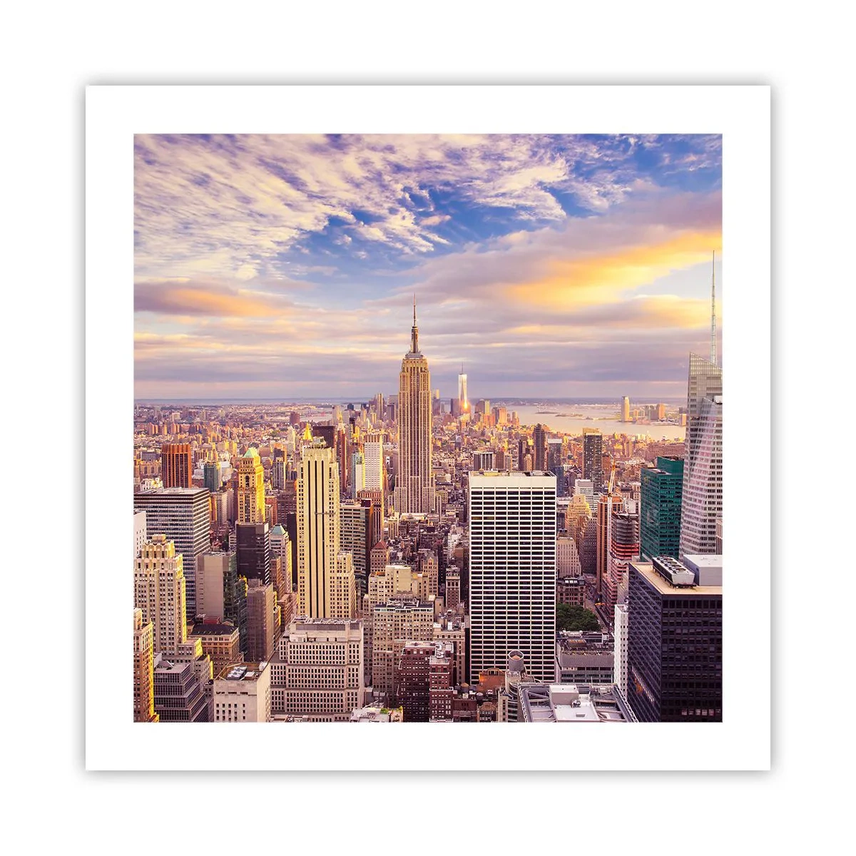 Plakát - Dosáhnout samotná oblaka - 50x50 cm