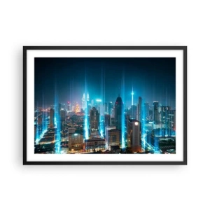 Plakát v černém rámu - Berlinským způsobem do nebe - 70x50 cm