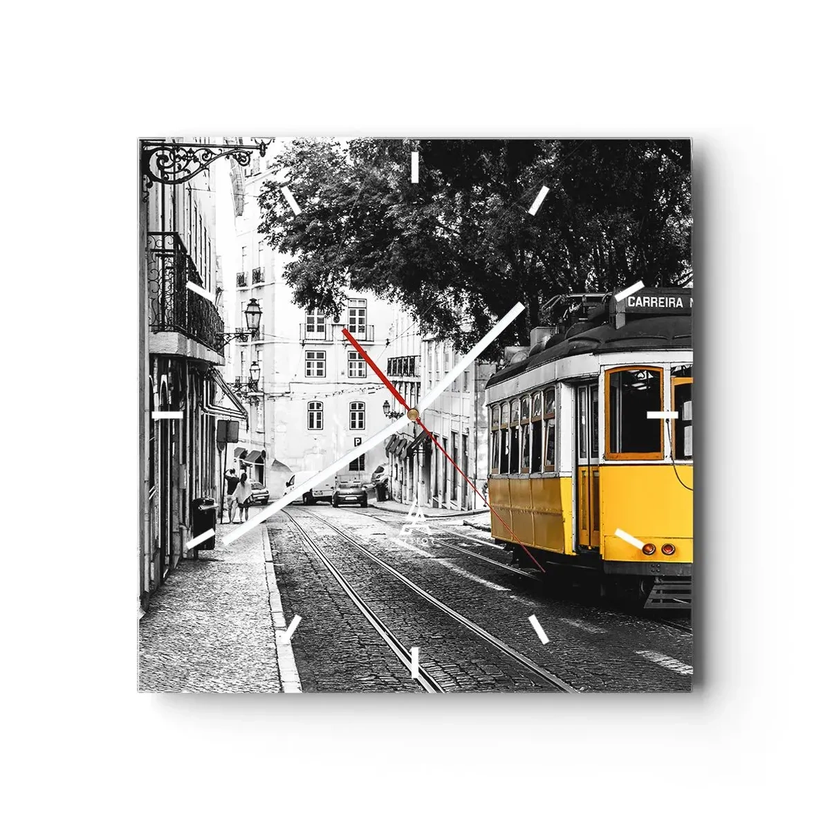 Nástěnné hodiny - Fado v pozadí - 40x40 cm