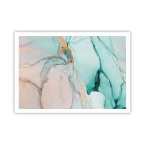 Plakát - Tanec tvarů a barev - 100x70 cm