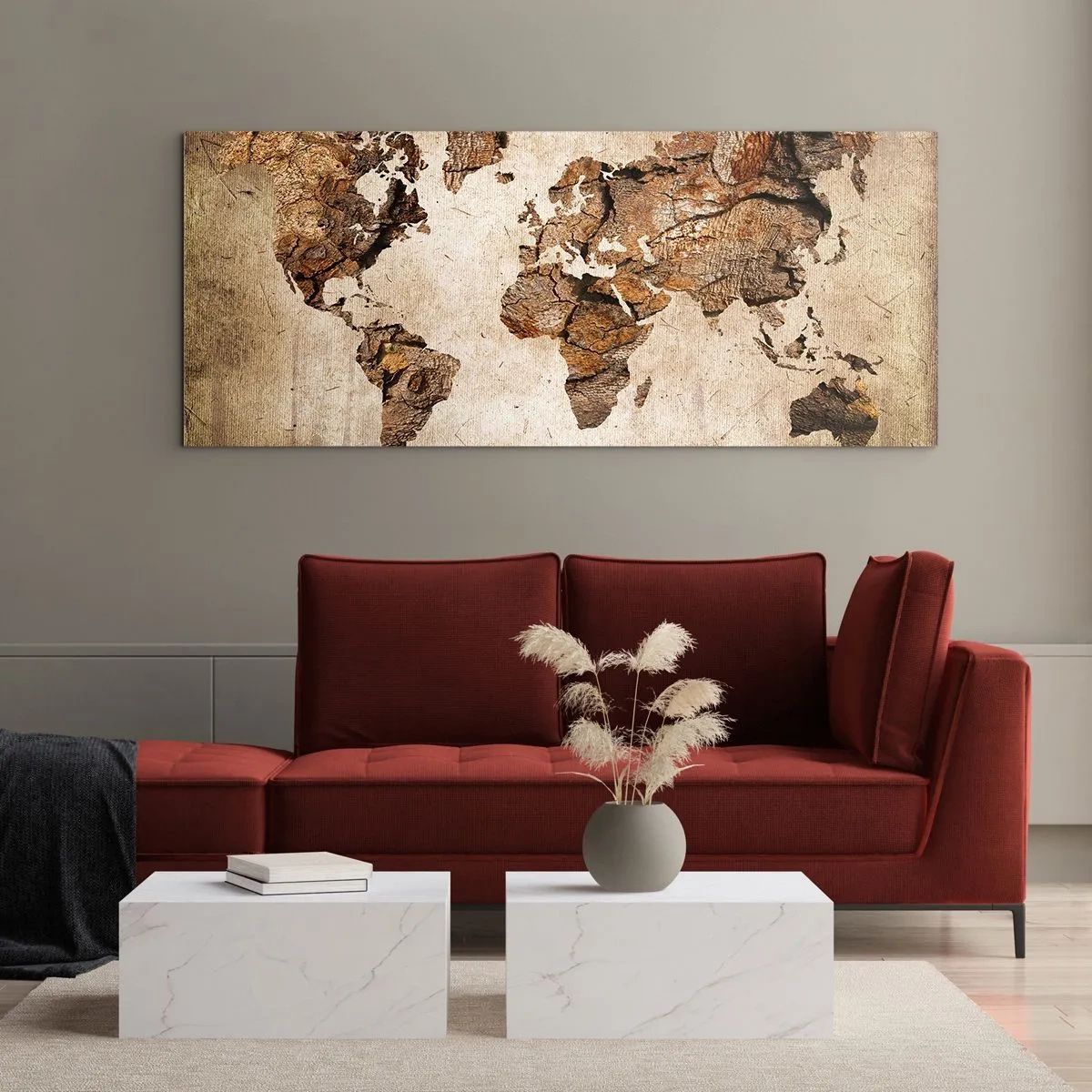 Obraz na skle - Objev světa - 120x50 cm
