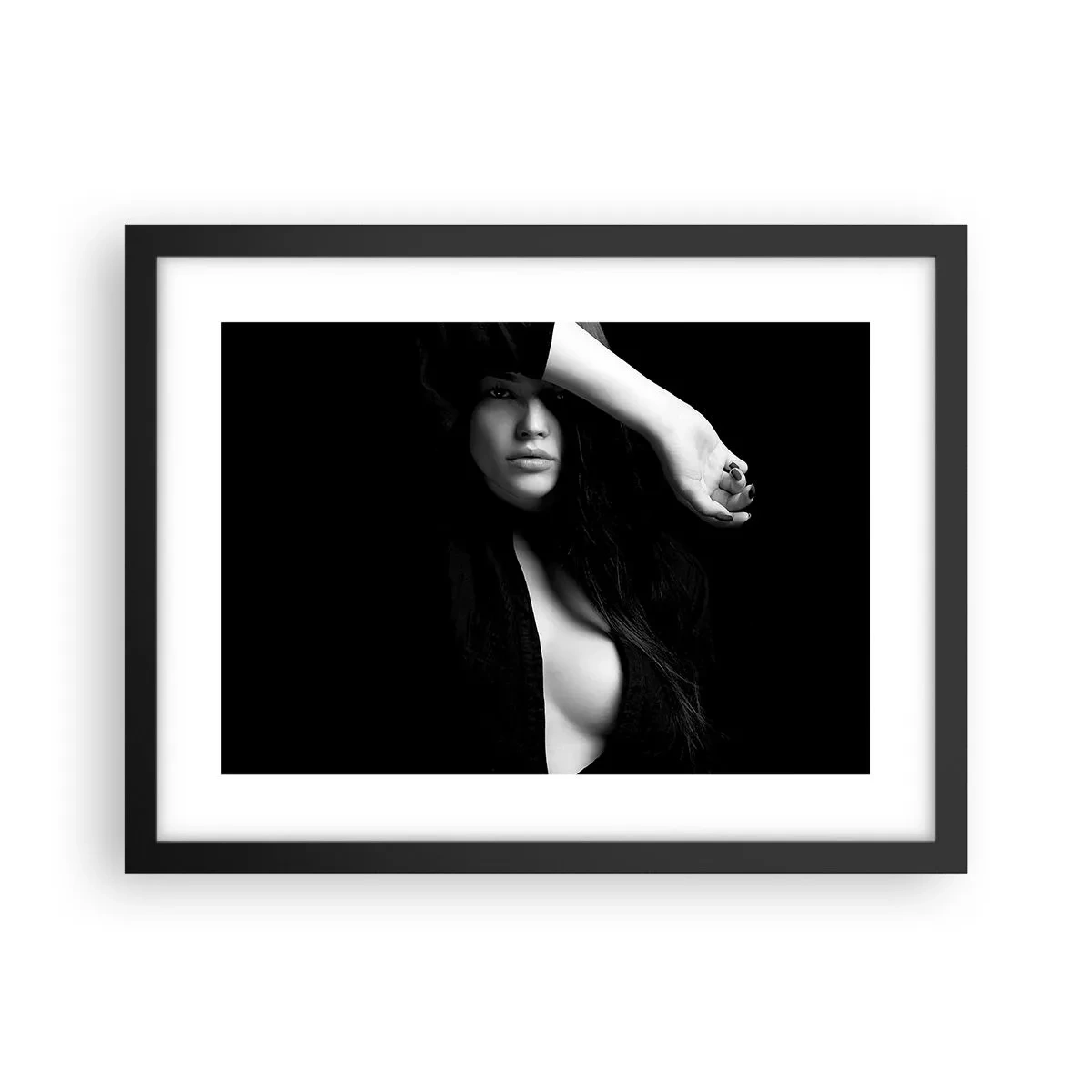 Plakát v černém rámu - Škola svádění - 40x30 cm