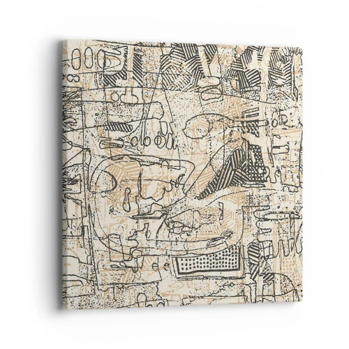 Obraz na plátně - Čeká na rozluštění - 40x40 cm