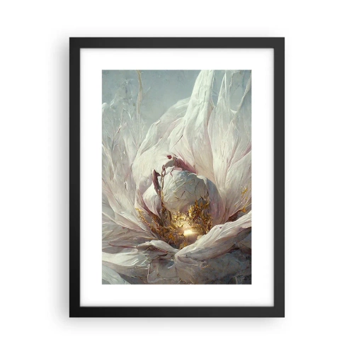 Plakát v černém rámu - Rozkvétá jednou za sto let - 30x40 cm