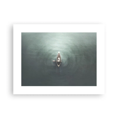 Plakát - Přes měsíční jezero - 40x30 cm