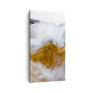 Obraz na plátně - Drsná krása Islandu - 55x100 cm