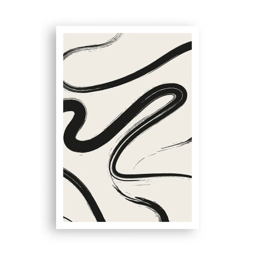 Plakát - Černobílý rozmar - 70x100 cm
