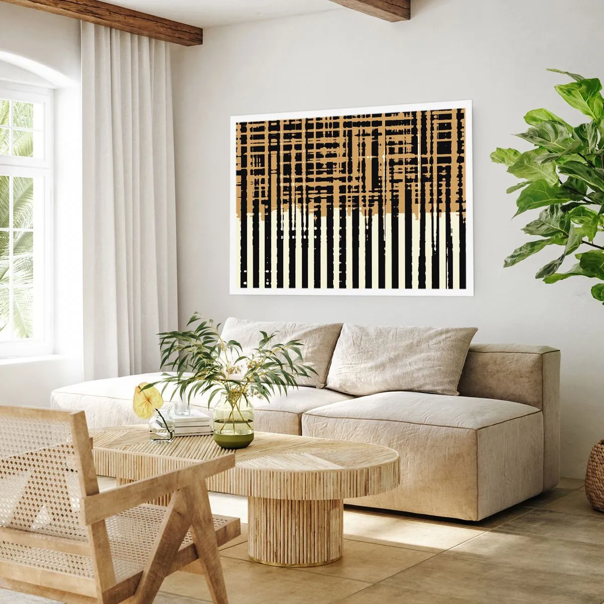 Plakát - Architektonická abstrakce - 91x61 cm