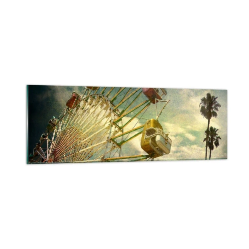 Obraz na skle - Bude, bude zábava… - 90x30 cm