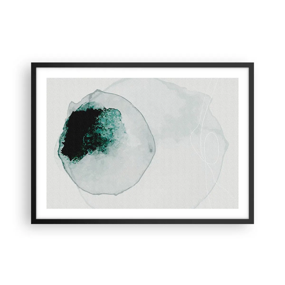 Plakát v černém rámu - V kapce vody - 70x50 cm