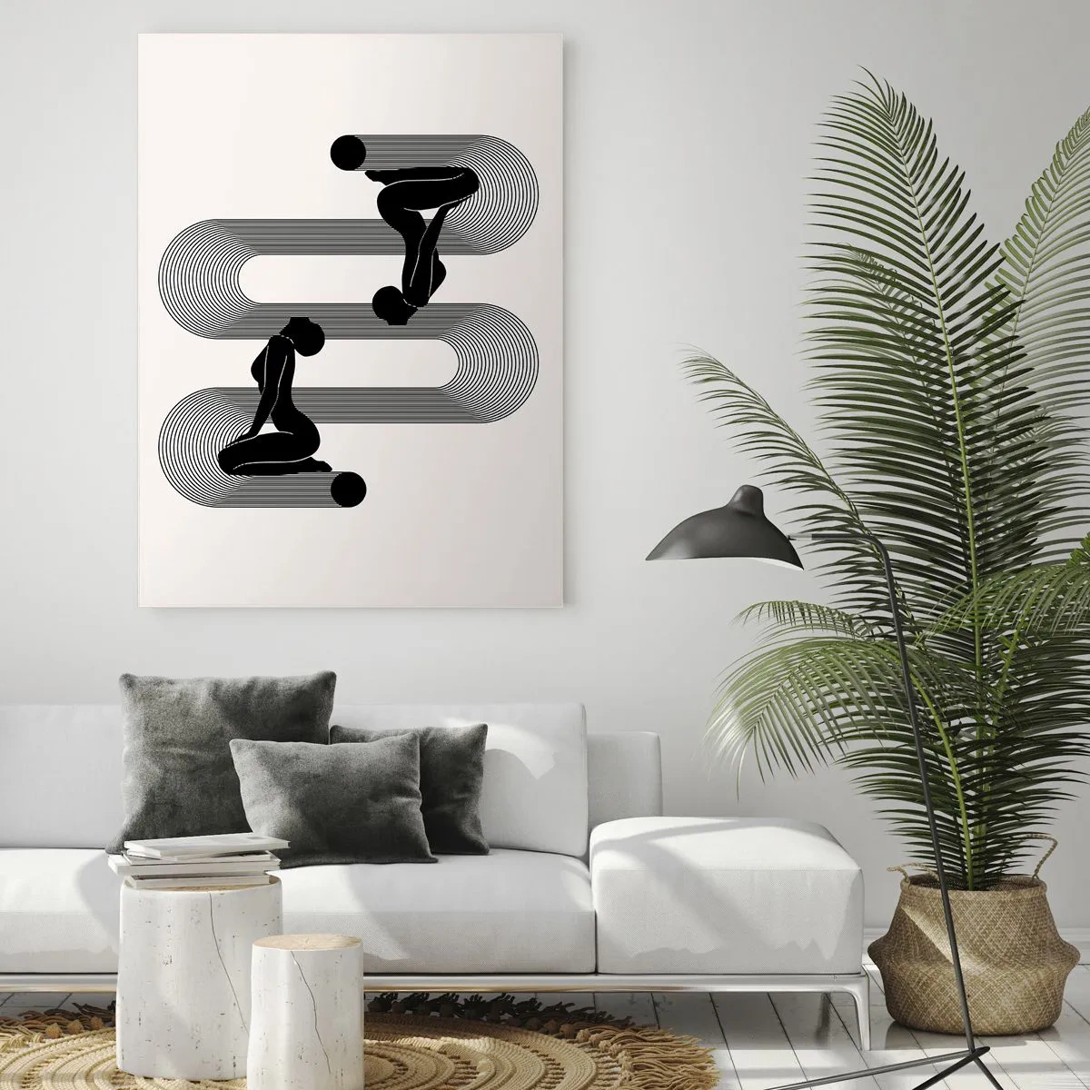 Obraz na skle - Smyslná symetrie - 80x120 cm