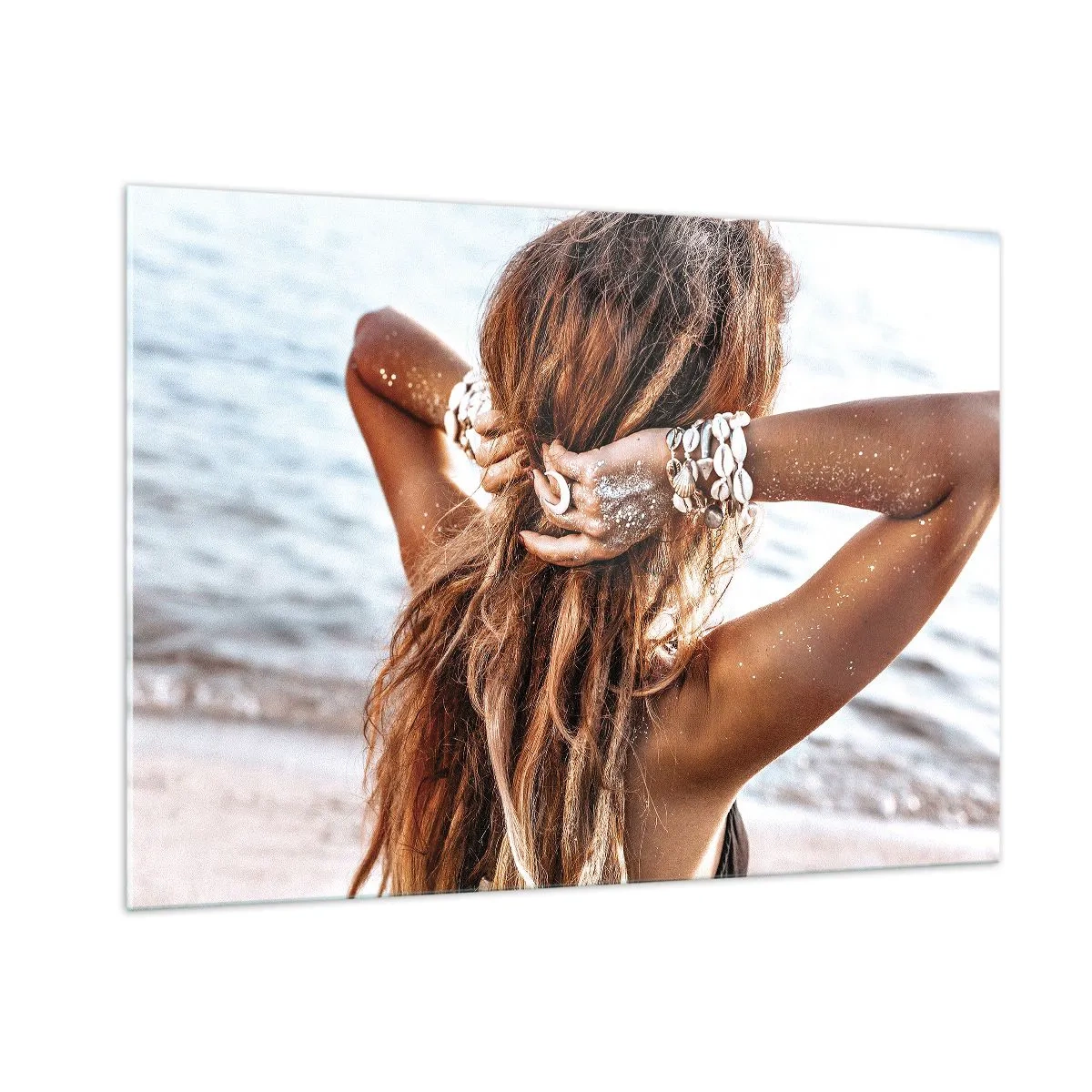 Obraz na skle - Sestra vody a slunce - 100x70 cm