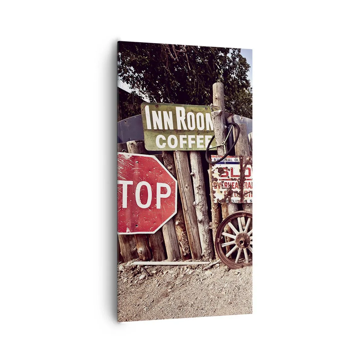 Obraz na plátně - A čas se zastavil - 65x120 cm